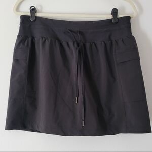 Calia Drawstring Black Skort Size Medium
